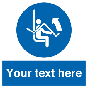 Custom Mandatory: Open safety bar of chairlift